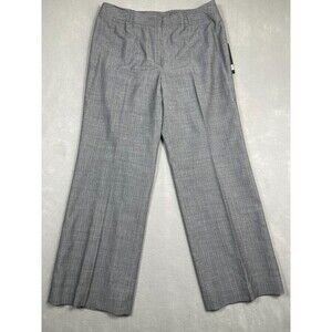 Jones New York Collection Petite Pants Size 14p Gray Pinstripes Trousers